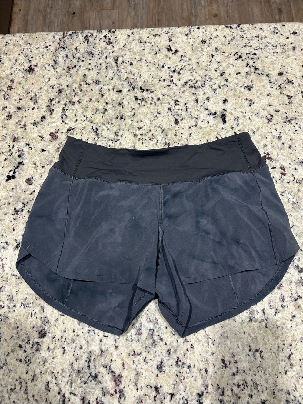 lululemon athletica Black/Charcoal Women's Running Shorts